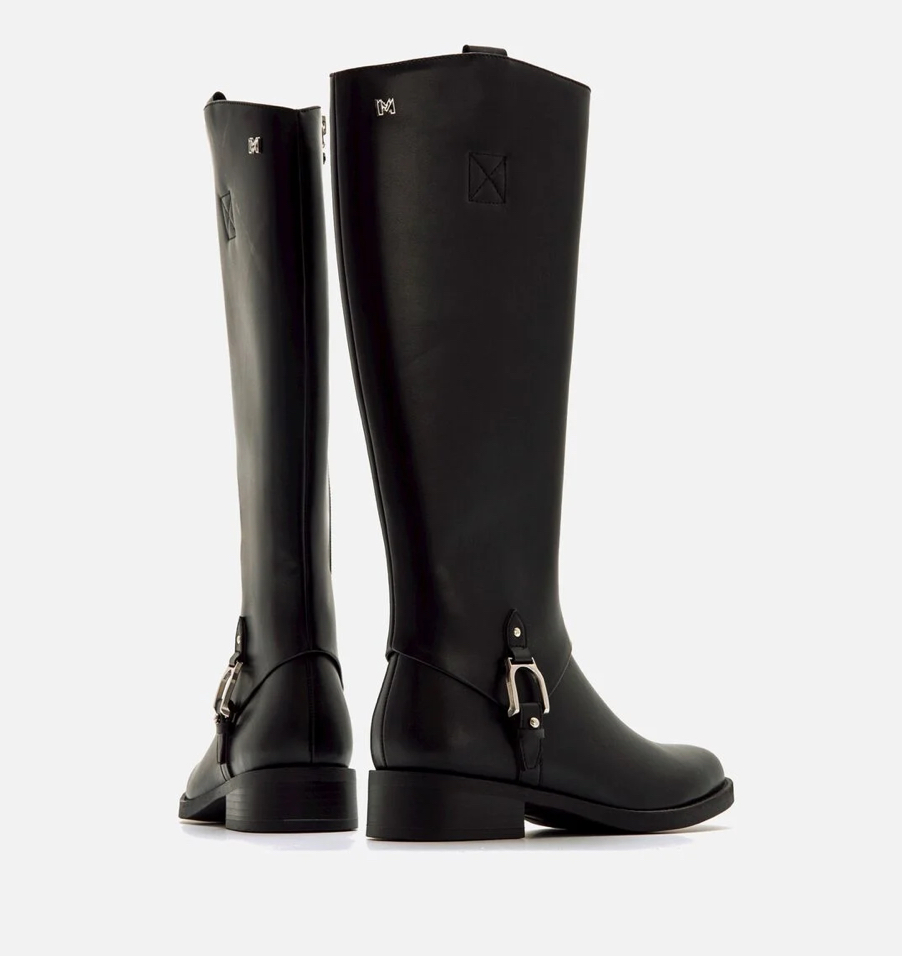 Mariamare Botas plana-Mujer cod. 63610 Black - Imagen 4