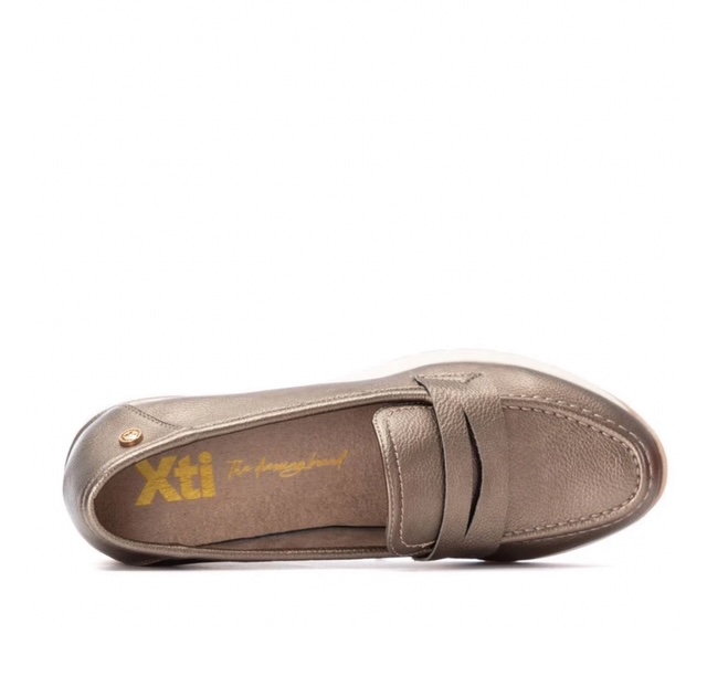 XTI Zapatilla de mujer plano cod. 144408 Bronce - Imagen 4